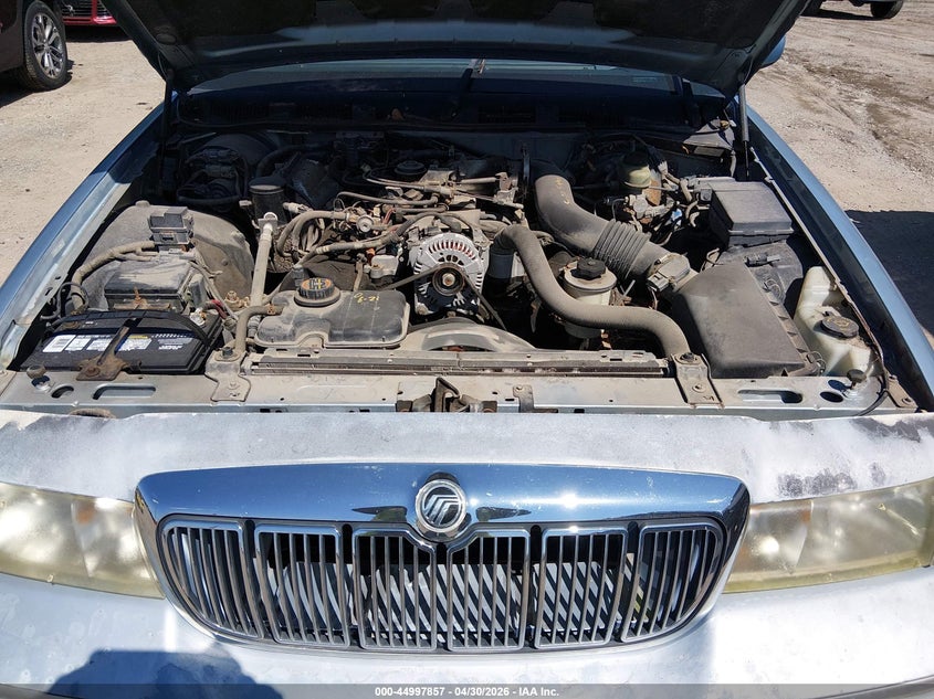 2000 Mercury Grand Marquis Gs VIN: 2MEFM74W0YX627167 Lot: 44997857