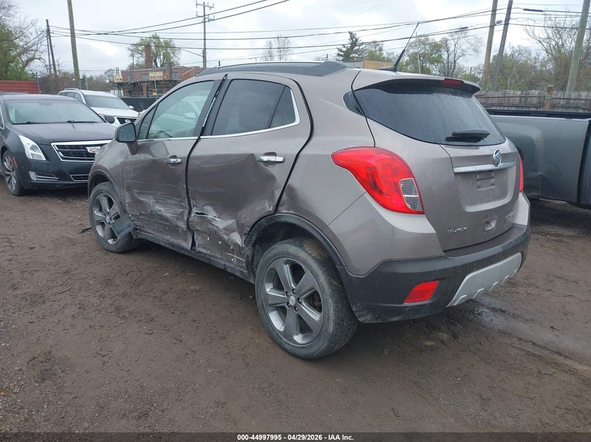 Vin: kl4cjgsbxdb168783, lot: 45495459, buick encore leather 20133