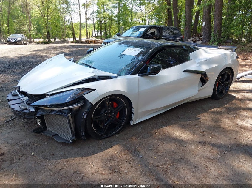 Vin: 1g1yb3d44m5109493, lot: 45495499, chevrolet corvette stingray rwd  2lt 20212