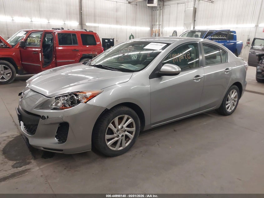 Vin: jm1bl1v75c1624113, lot: 45495612, mazda mazda3 i touring 20122