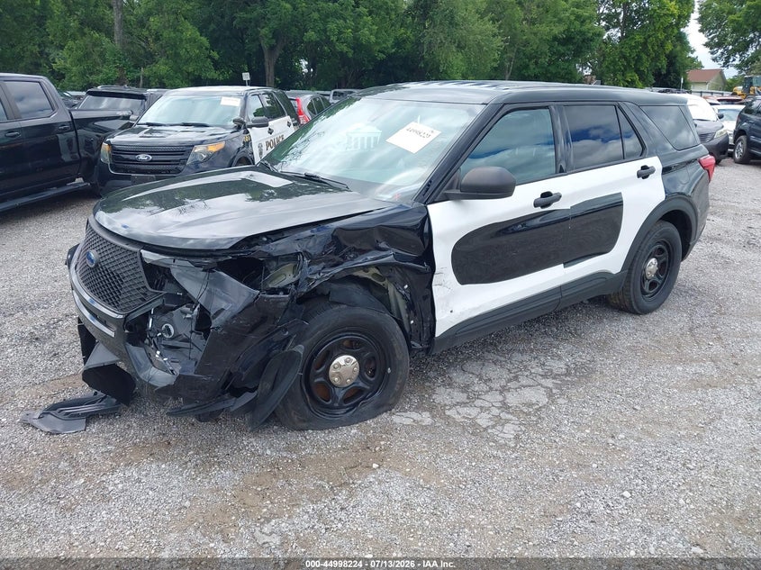 Vin: 1fm5k8abxmgb34988, lot: 45495688, ford police interceptor utility 20212
