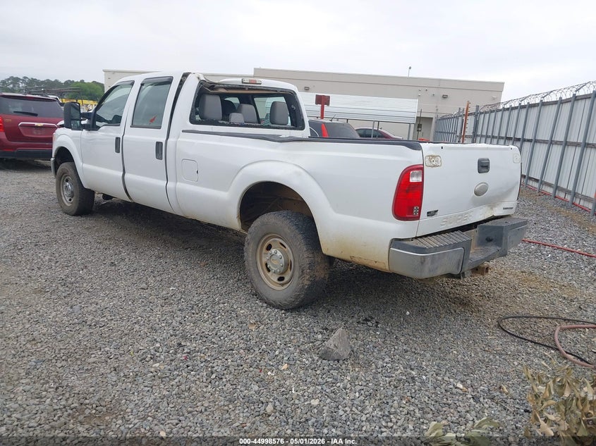 2012 Ford F250 6.2 F-250 Xl white Lot 111044998576 Vin 1FT7W2B6XCEC64876