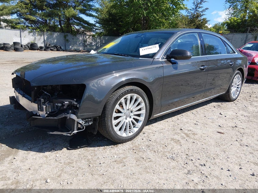 Vin: wau34afd8gn011677, lot: 45496143, audi a8 l 3.0t 20162