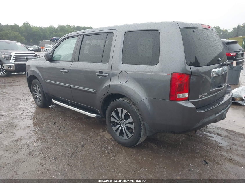 Vin: 5fnyf4h21fb023733, lot: 45496338, honda pilot lx 20153
