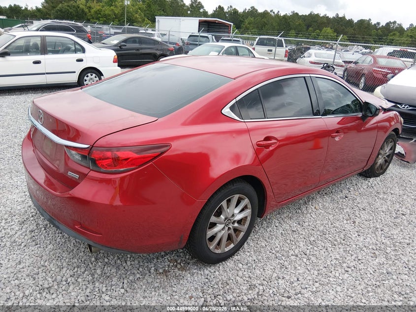 Vin: jm1gj1u56g1406554, lot: 45496464, mazda mazda6 i sport 20164