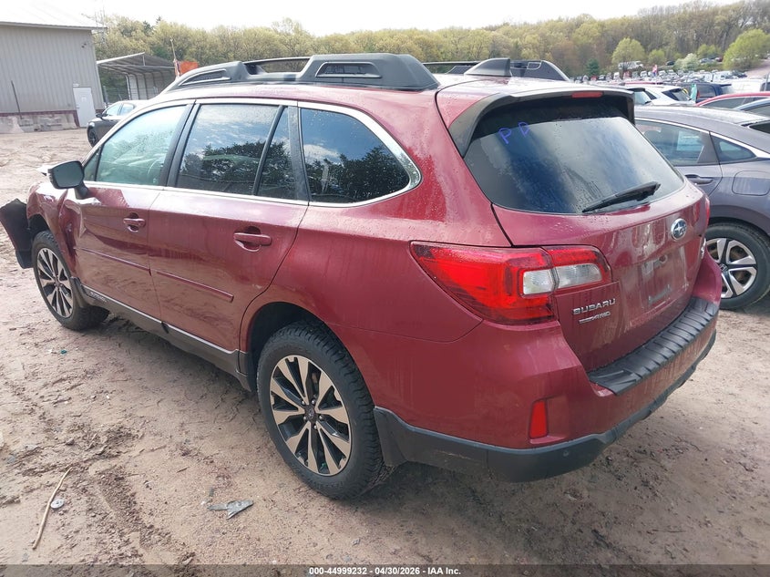 Vin: 4s4bsenc8h3246741, lot: 45496696, subaru outback 3.6r limited 20173