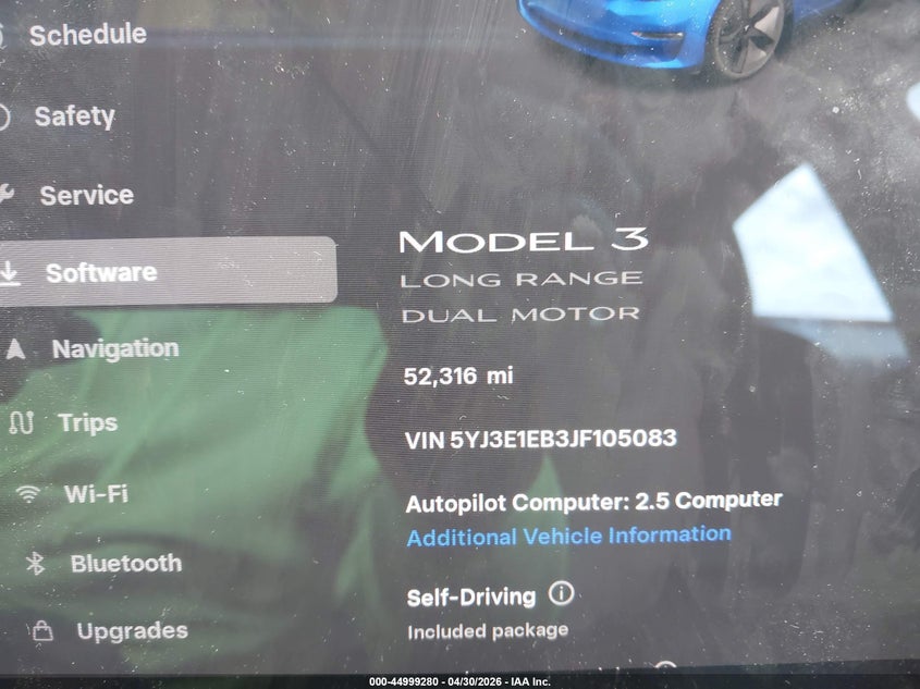 2018 TESLA MODEL 3 auction photo 7