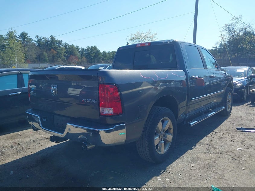 Vin: 1c6rr7lt8hs700576, lot: 45496806, ram 1500 big horn  4x4 5'7 box 20174