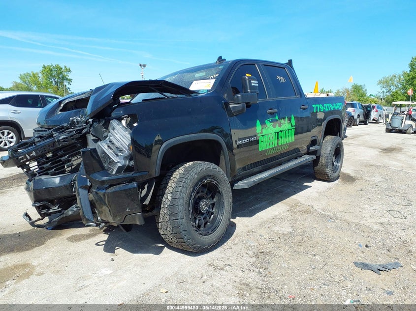 2022 Chevrolet Silverado 2500hd 4wd  Standard Bed Custom 1GC4YME78NF110676 photo 1