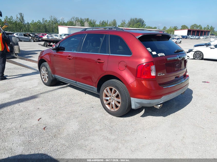 Vin: 2fmdk3kc4ebb60842, lot: 45497063, ford edge limited 20143