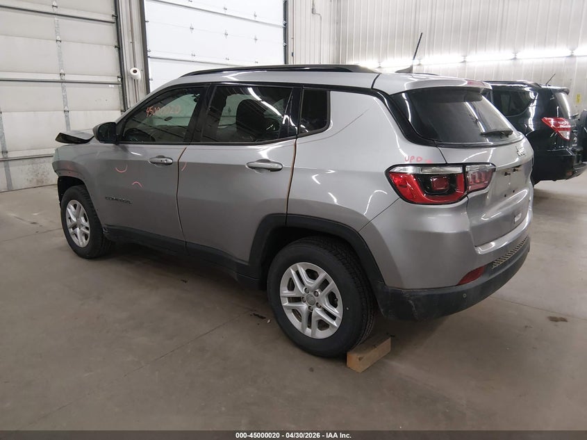 Vin: 3c4njcab9jt250779, lot: 45497484, jeep compass sport fwd 20183