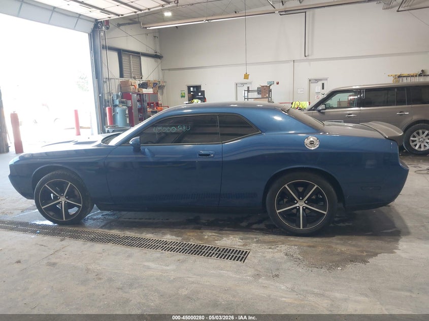 2009 Dodge Challenger 5.7 R/T blue Lot 111045000280 Vin 2B3LJ54T79H525496