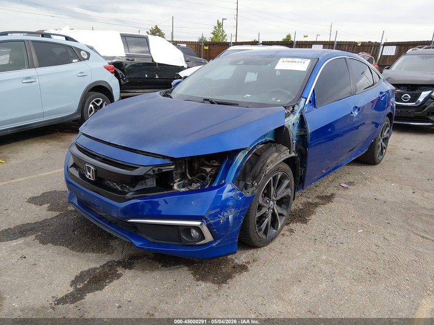 2019 HONDA CIVIC SEDAN 2.0L I-4 DOHC, VVT, 158HP