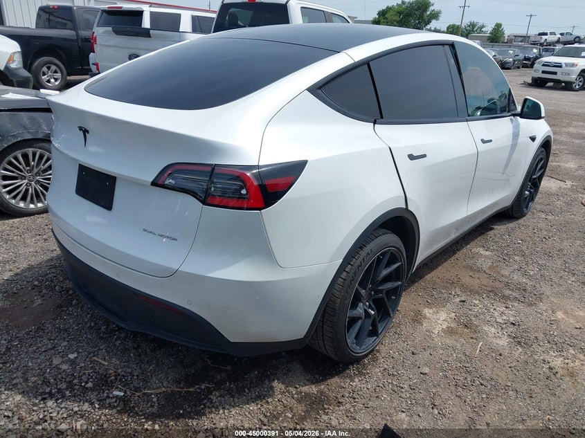 Vin: 5yjygdeexmf096690, lot: 45497855, tesla model y long range dual motor all-wheel drive 20214
