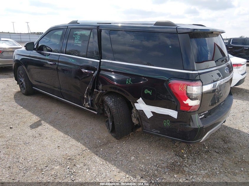 Vin: 1fmjk1kt0kea38468, lot: 45497888, ford expedition max limited 20193