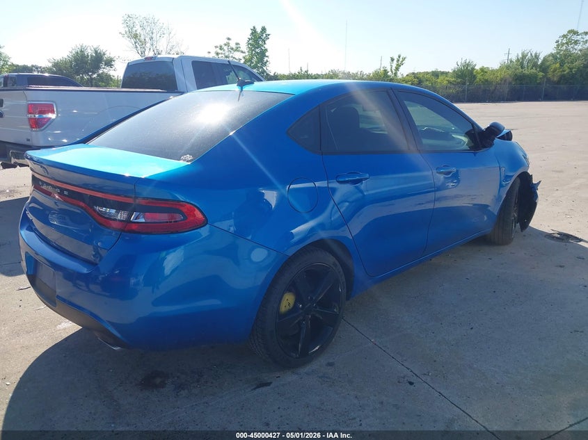 Vin: 1c3cdfbb7fd266589, lot: 45497891, dodge dart sxt 20154