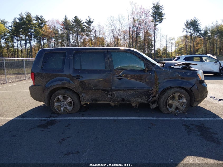 5FNYF4H54CB001697 2012 Honda Pilot 3.5 Ex-L grey