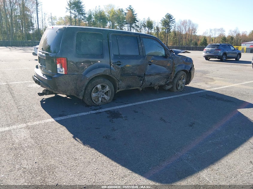 5FNYF4H54CB001697 2012 Honda Pilot 3.5 Ex-L grey