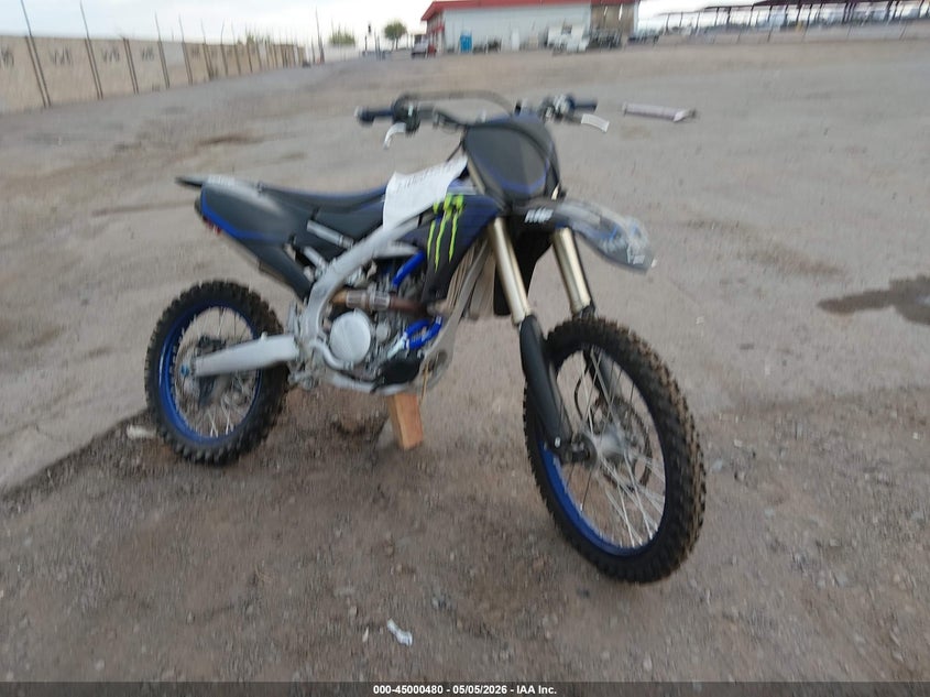 2021 Yamaha Yz250 F VIN: JYACG40C1MA022143 Lot: 45000480