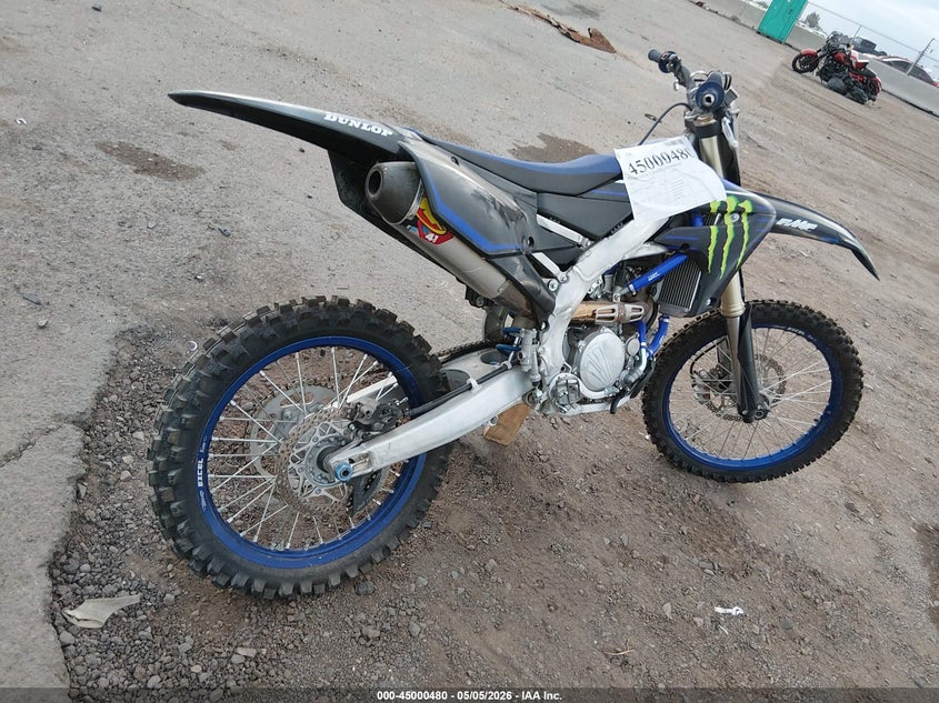 2021 Yamaha Yz250 F VIN: JYACG40C1MA022143 Lot: 45000480