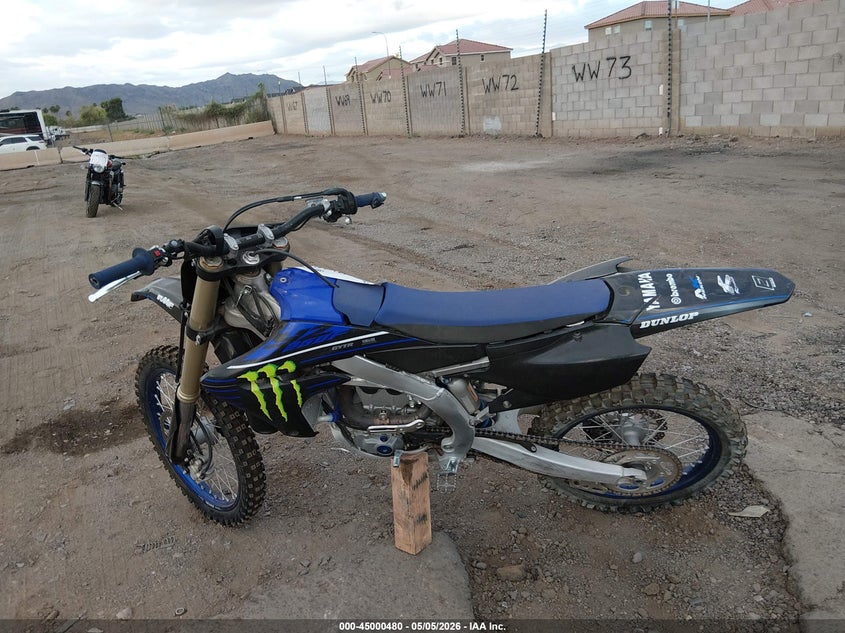 2021 Yamaha Yz250 F VIN: JYACG40C1MA022143 Lot: 45000480