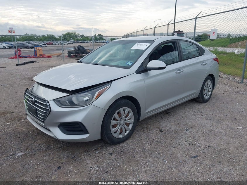 2019 HYUNDAI ACCENT SEDAN 1.6L I-4 DI, DOHC, VVT, 130HP