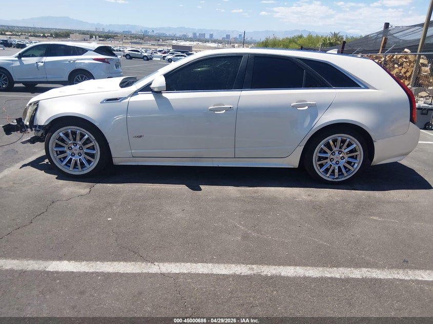 2012 Cadillac Cts 3.0 Cts Luxury white Lot 111045000686 Vin 1G6DE8E58C0154596