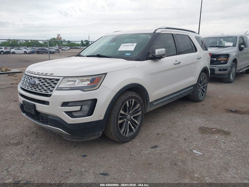 Vin: 1fm5k8htxhge10560, lot: 45498455, ford explorer platinum 20172