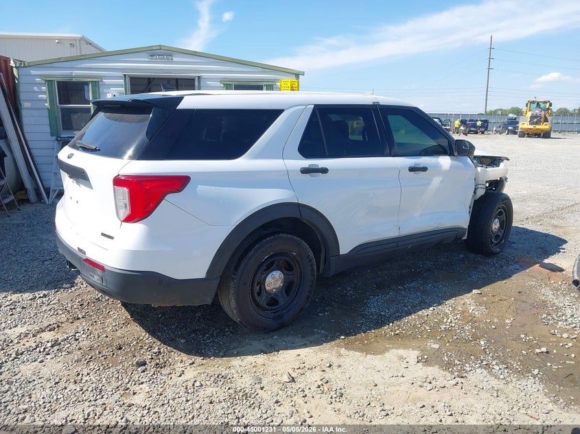 Vin: 1fm5k8ab3mga19522, lot: 45498696, ford police interceptor utility 20214