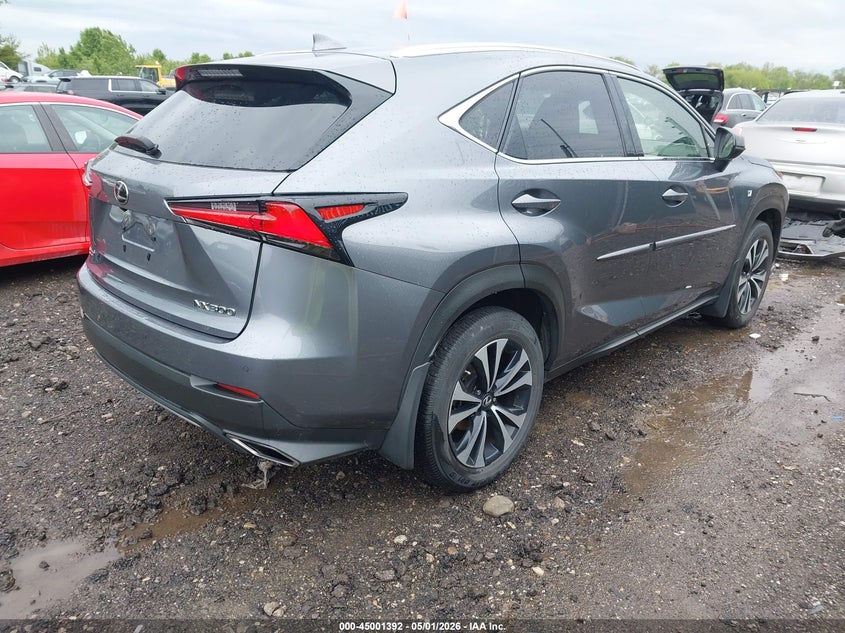Vin: jtjbarbz0k2199464, lot: 45498857, lexus nx 300 f sport 20194