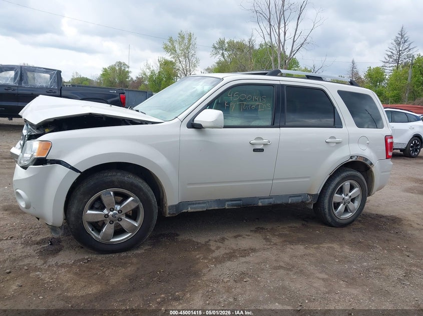 2011 Ford Escape 3.0 Limited white Lot 111045001415 Vin 1FMCU9EG2BKC50550