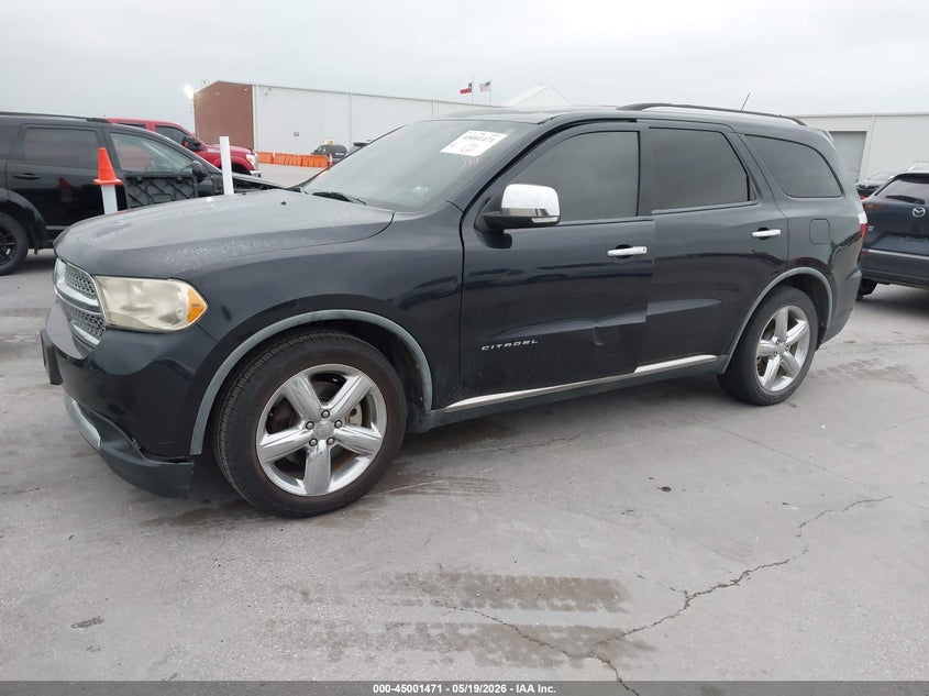 Vin: 1d4sd5gt7bc613683, lot: 45498936, dodge durango citadel 20112