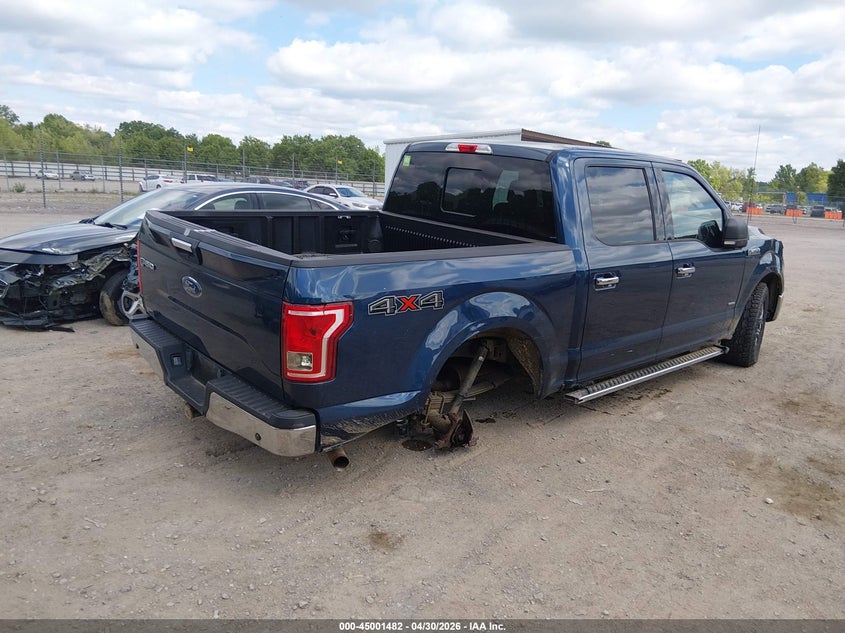 Vin: 1ftew1ep1gfd09323, lot: 45498947, ford f-150 xlt 20164