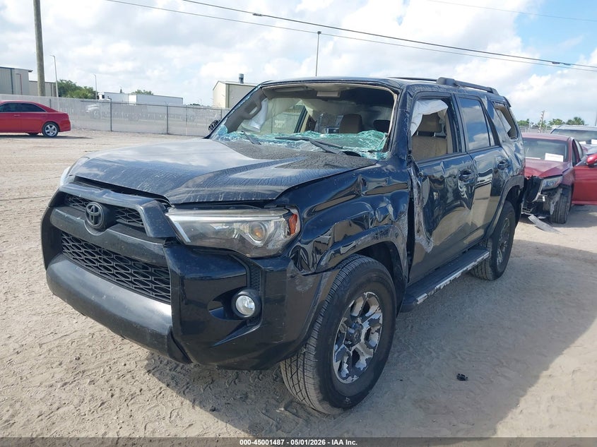 Vin: jtebu5jr6g5320889, lot: 45498952, toyota 4runner sr5 20162