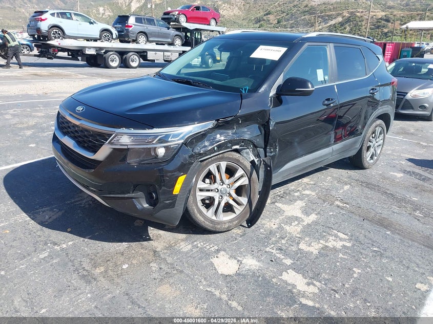 Vin: kndeu2aaxm7204170, lot: 45499065, kia seltos s 20212