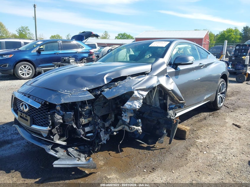 2018 Infiniti Q60 3.0T Luxe VIN: JN1EV7ELXJM392906 Lot: 45001622