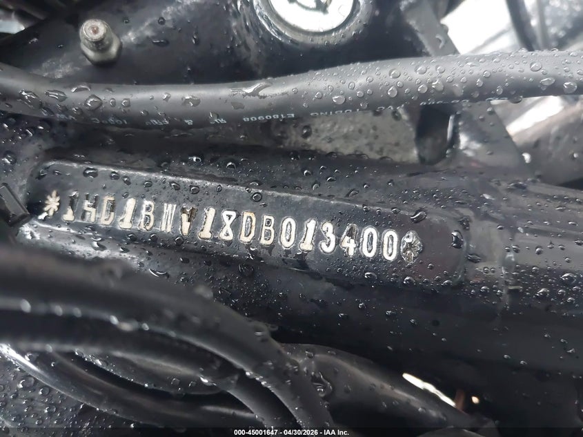 2013 Harley-Davidson Flstc Heritage Softail Classic VIN: 1HD1BWV18DB013400 Lot: 45001647