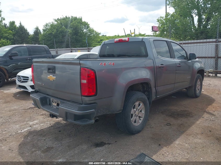 VIN 1GCGTBEN0J1295893 2018 CHEVROLET COLORADO WT
