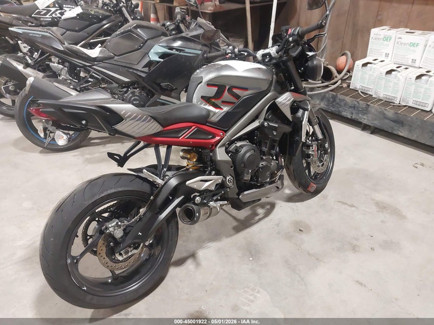 VIN: SMTA554S6NTBA7560 2022 TRIUMPH MOTORCYCLE STREET TRIPLE RS