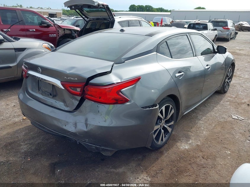 2016 NISSAN MAXIMA auction photo 4
