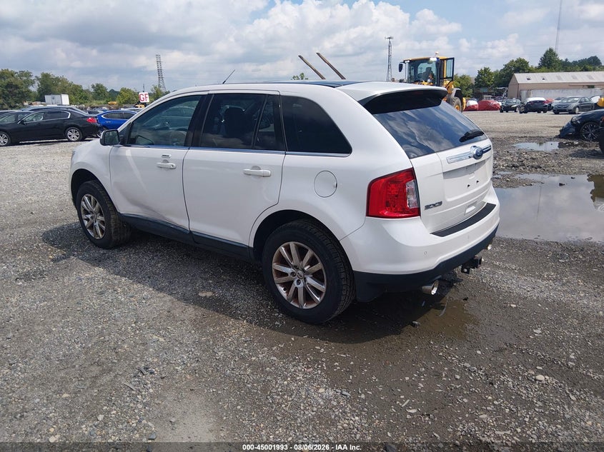 Vin: 2fmdk3kc8cba26154, lot: 45499458, ford edge limited 20123