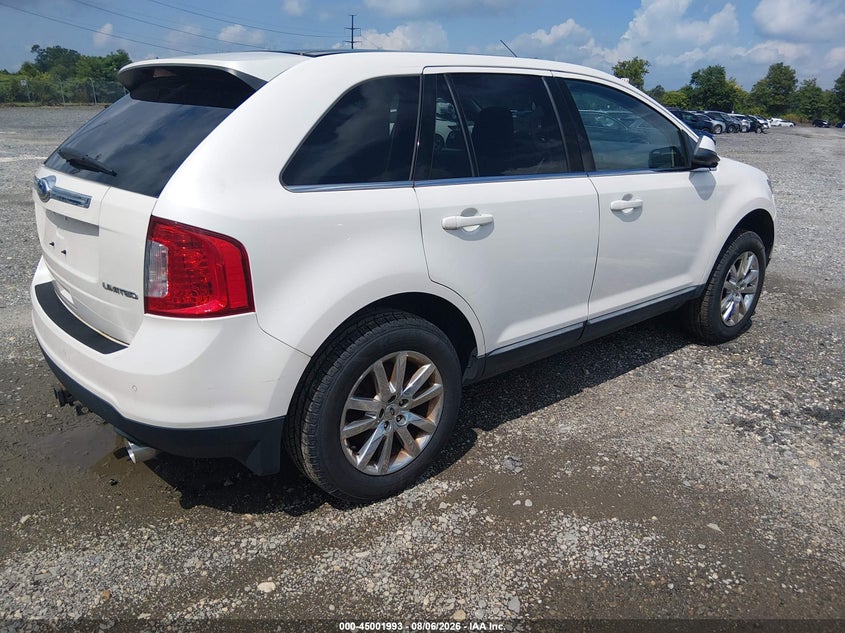 Vin: 2fmdk3kc8cba26154, lot: 45499458, ford edge limited 20124