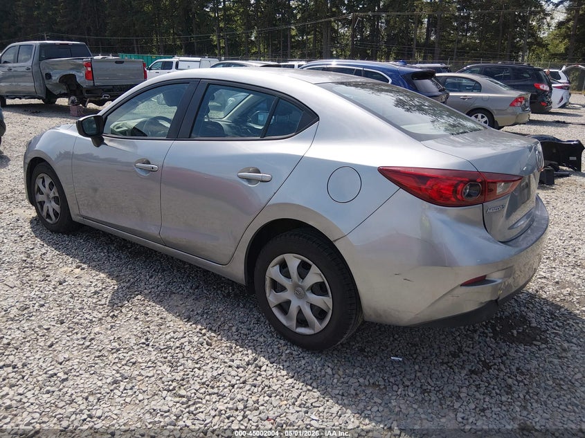 Vin: jm1bm1t72e1126597, lot: 45499469, mazda mazda3 i sv 20143