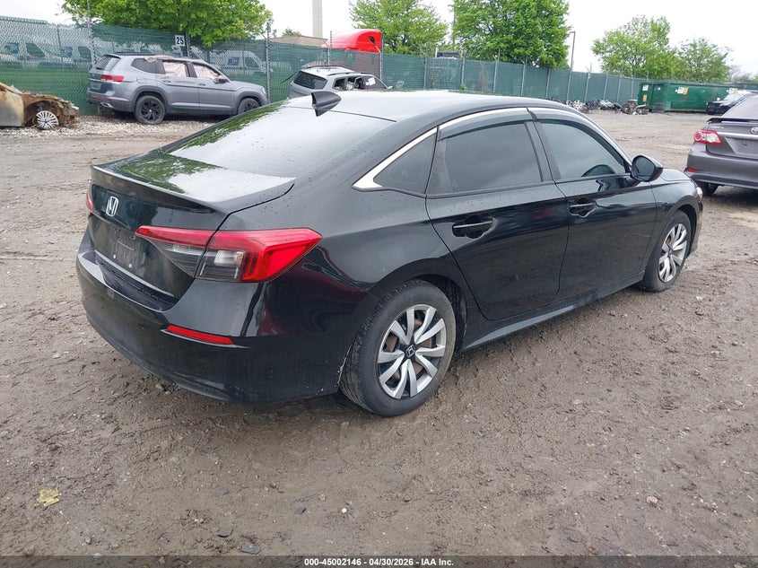 VIN 2HGFE2F28NH508687 2022 HONDA CIVIC LX