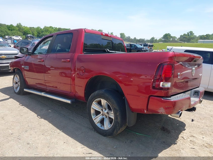 Vin: 1c6rr7mt8fs598384, lot: 45499657, ram 1500 sport 20153