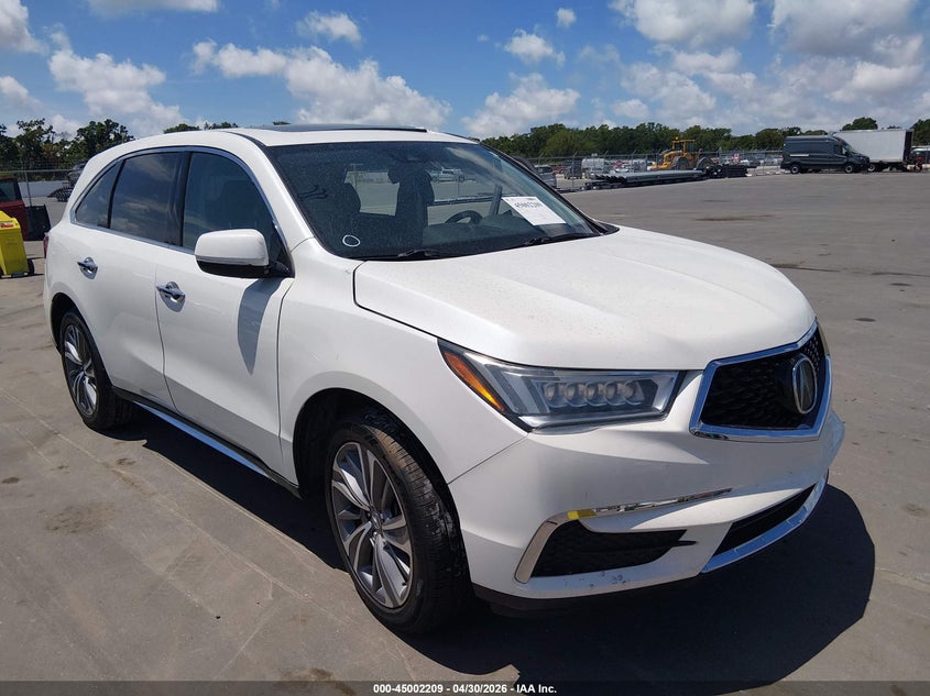 2018 Acura Mdx Technology Package Acurawatch Plus Pkg