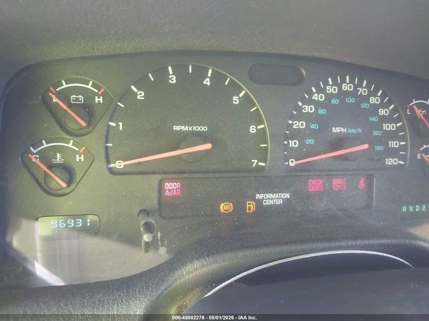 2002 Dodge Durango Sport VIN: 1B4HR38N52F135398 Lot: 45002276