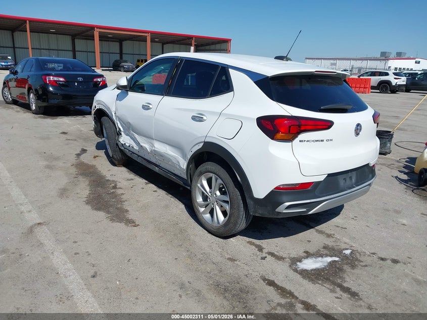 Vin: kl4mmbs26mb112550, lot: 45499776, buick encore gx fwd preferred 20213