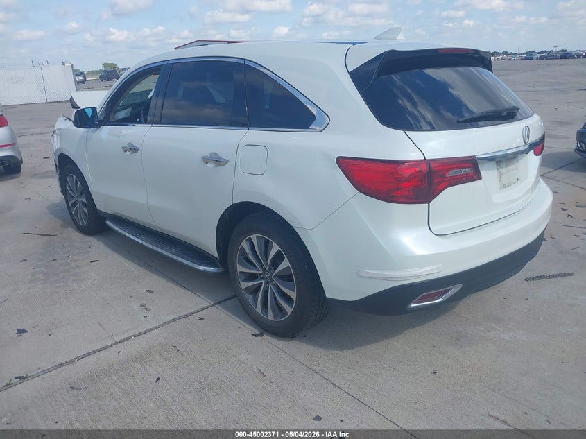 2016 ACURA MDX SPORT UTILITY VEHICLE 3.5L V-6 DI, VVT, 290HP