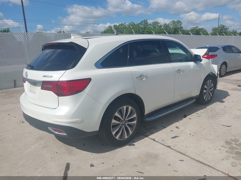 2016 ACURA MDX SPORT UTILITY VEHICLE 3.5L V-6 DI, VVT, 290HP
